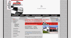 Desktop Screenshot of creativesportswear.com